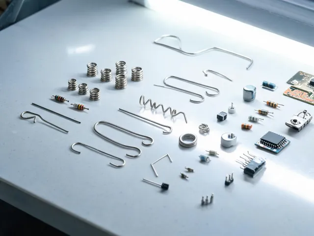 Small precision springs for electronics and devices