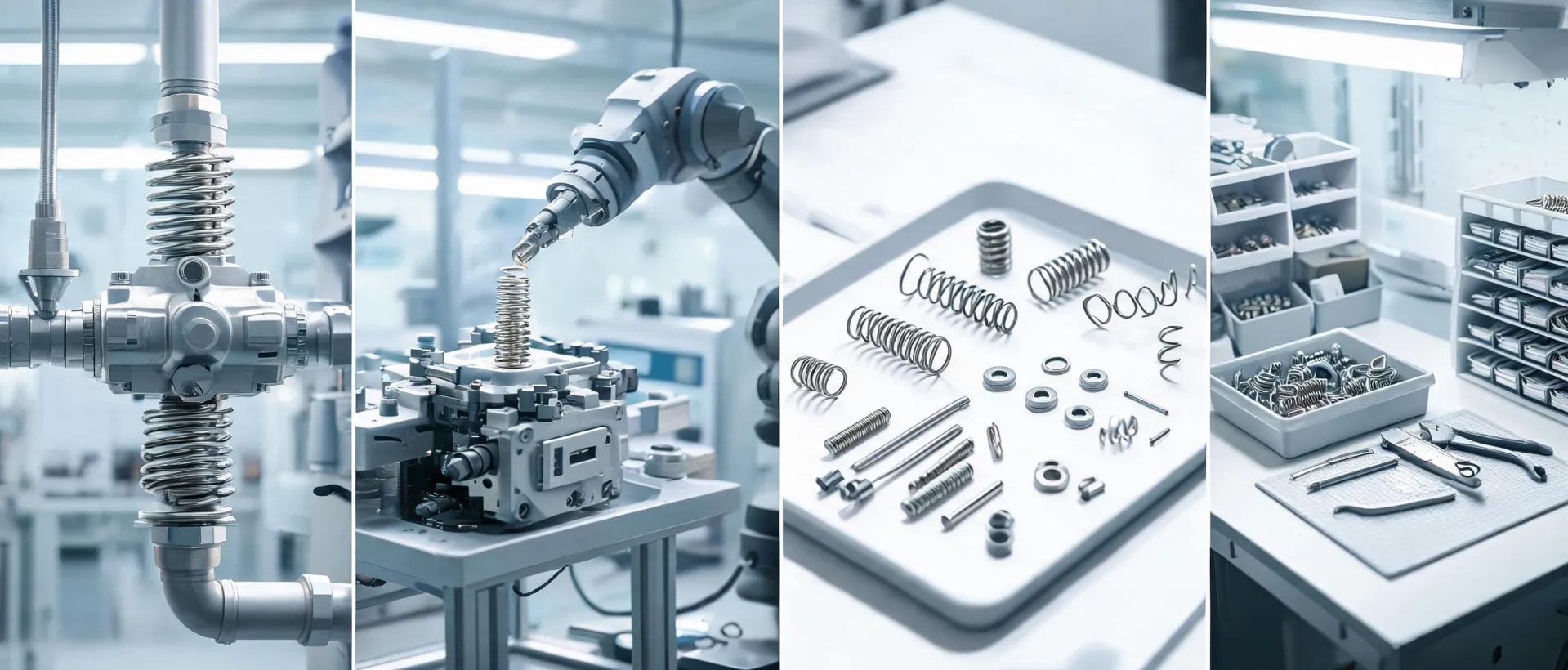 Spring applications across industrial assemblies